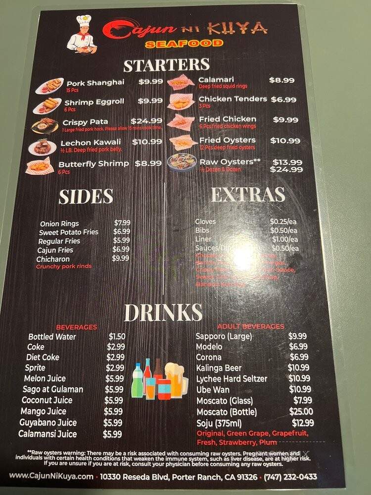 Cajun Ni Kuya - Northridge, CA menu_pic