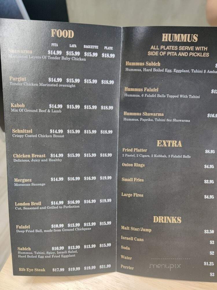 Holy Grill - Los Angeles, CA menu_pic