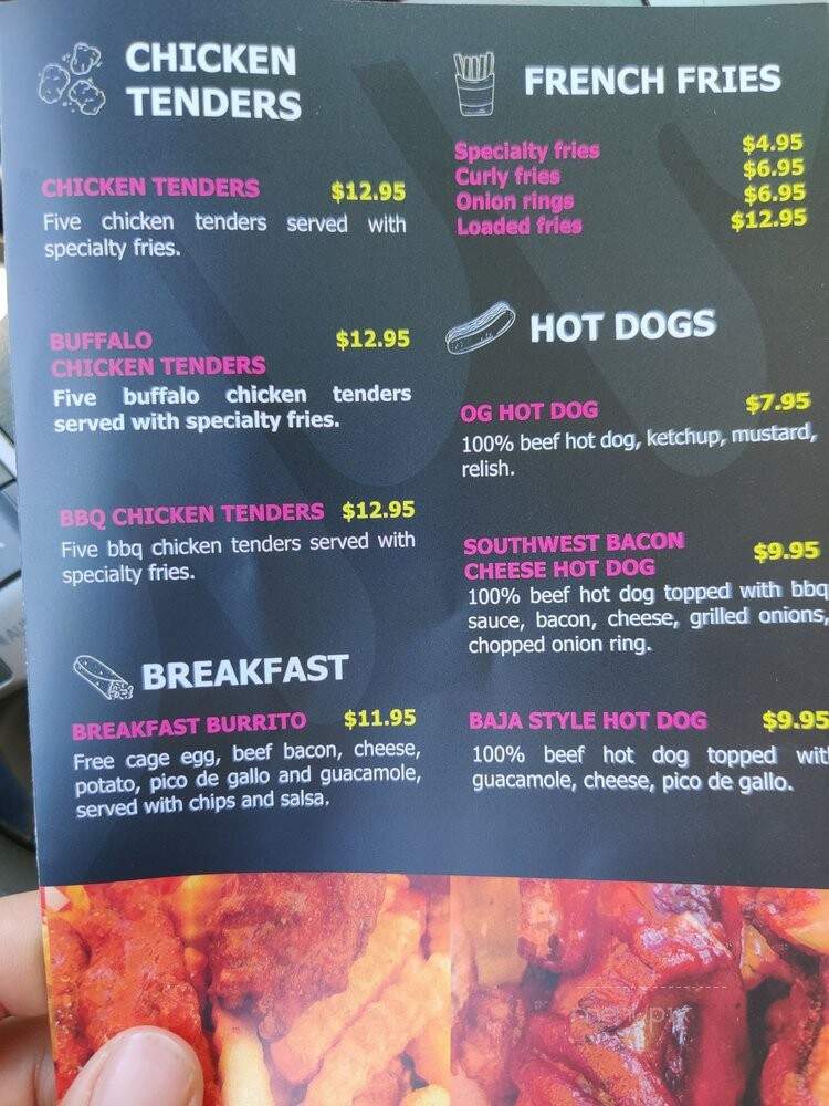 Melrose Burgers 'N Fries - Encino, CA menu_pic
