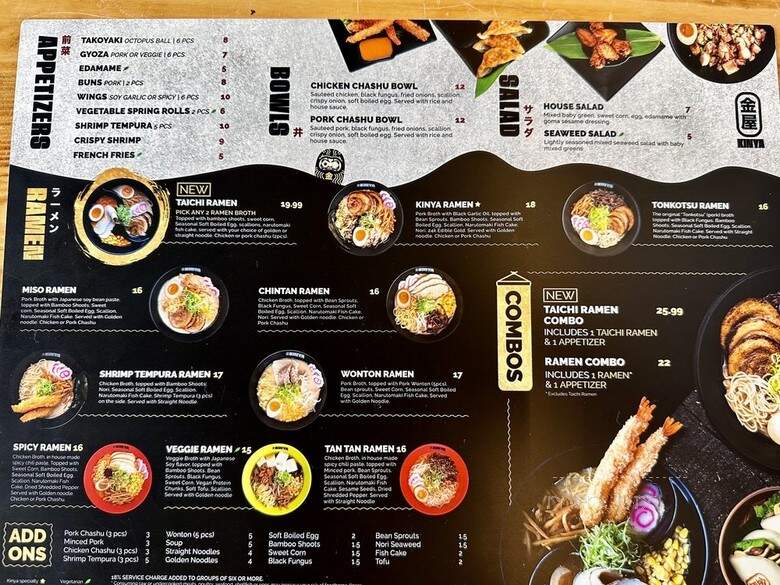 Kinya Ramen & Bar - Hicksville, NY menu_pic