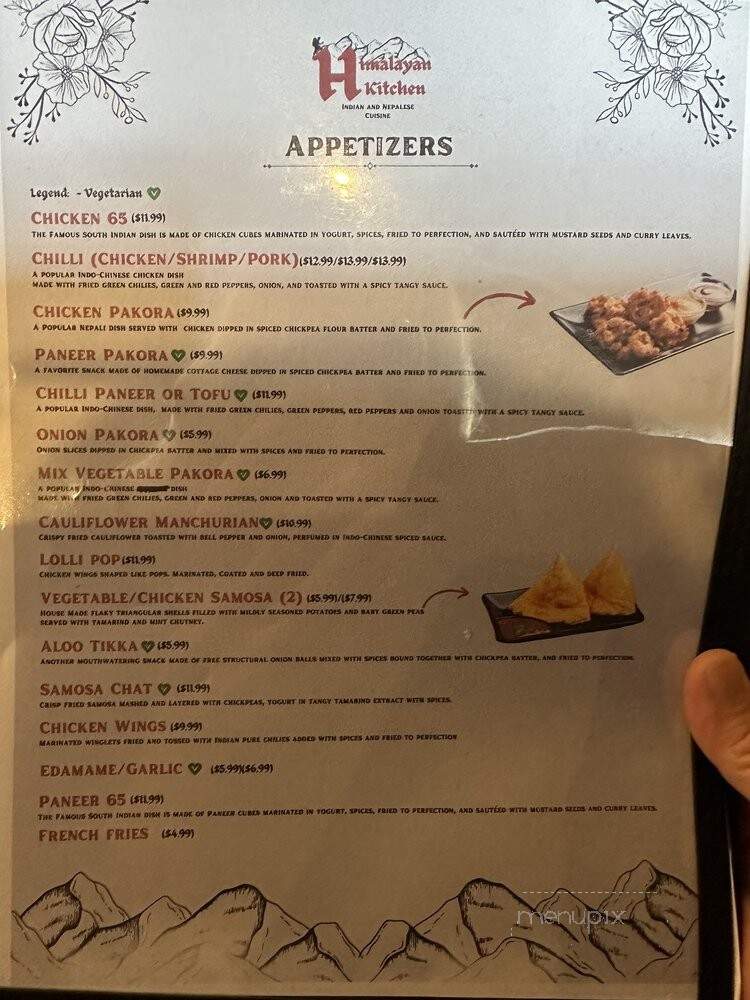 Himalayan Kitchen - San Antonio, TX menu_pic