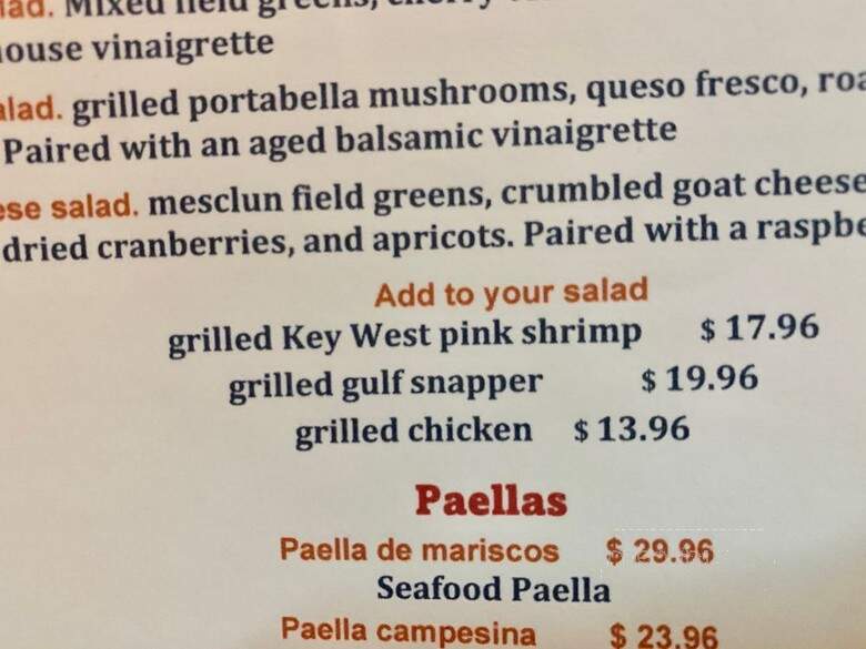 Vizcaya SoHo - Tampa, FL menu_pic