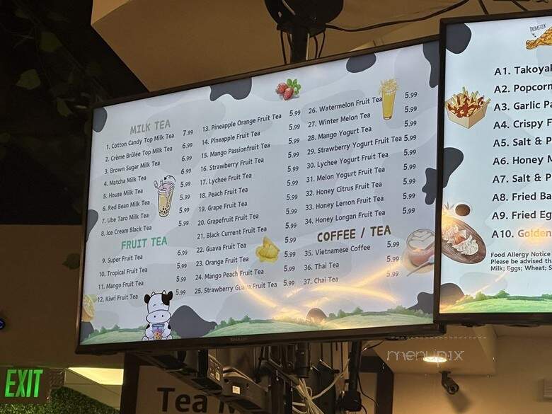 Tea Moment - Fremont, CA menu_pic