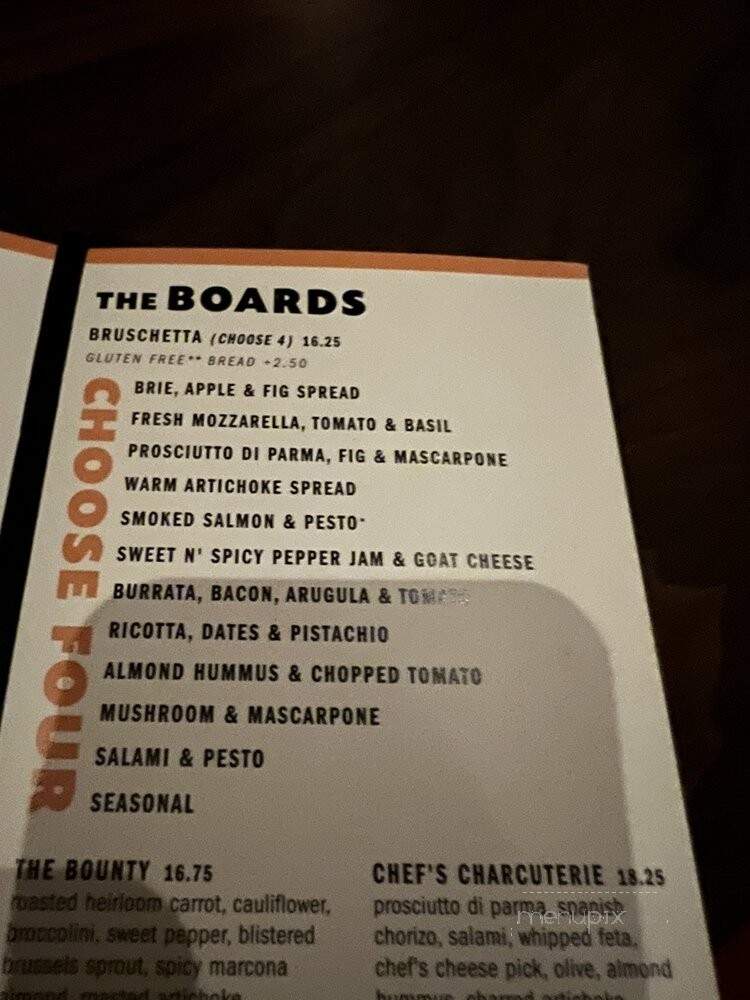 Postino Buckhead - Atlanta, GA menu_pic