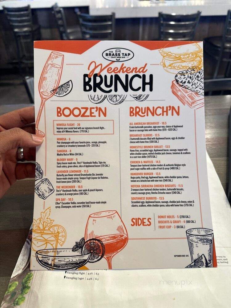 The Brass Tap Cityline - Richardson, TX menu_pic