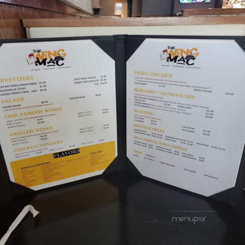 Wing Mac - Dallas, TX menu_pic