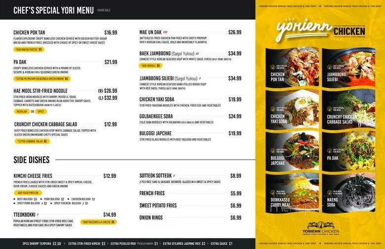 Chivago Premium Korean Fried Chicken - Carrollton, TX menu_pic