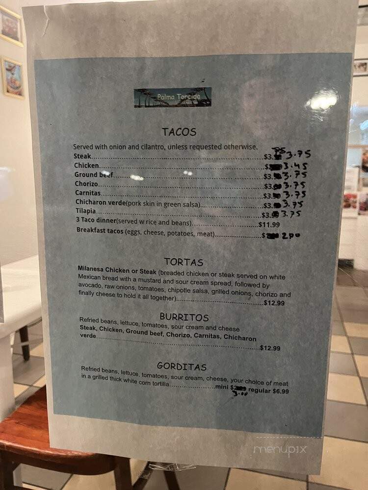 Palma Torcida - Chicago, IL menu_pic
