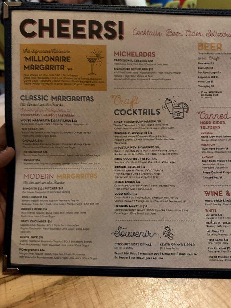 Cinco Ninos - Pocono Summit, PA menu_pic