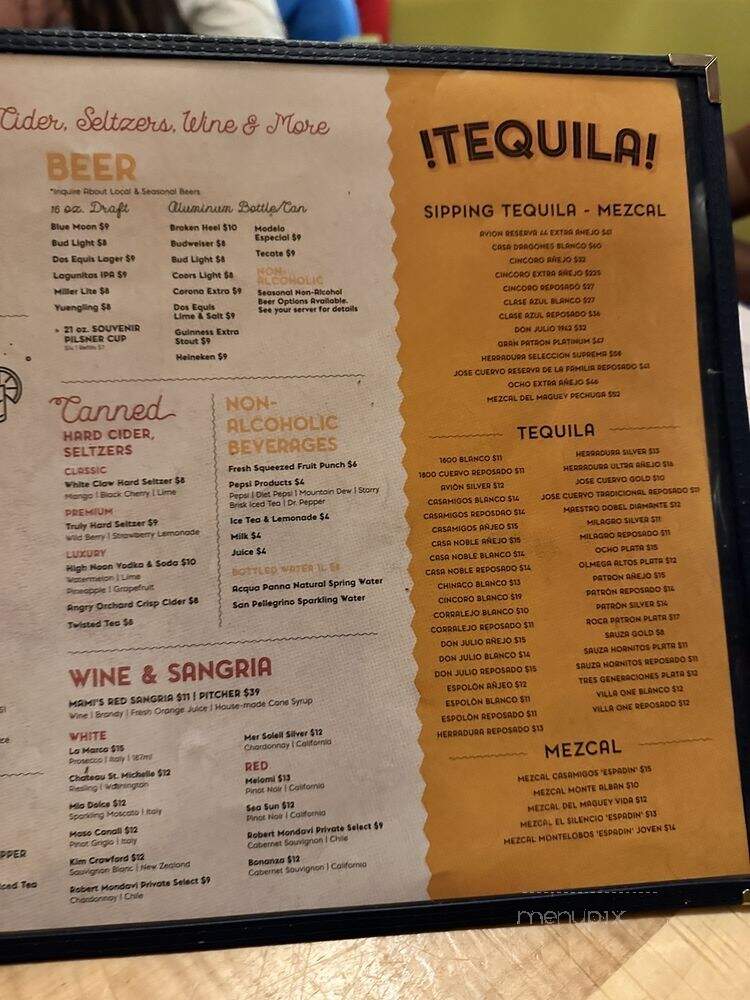 Cinco Ninos - Pocono Summit, PA menu_pic
