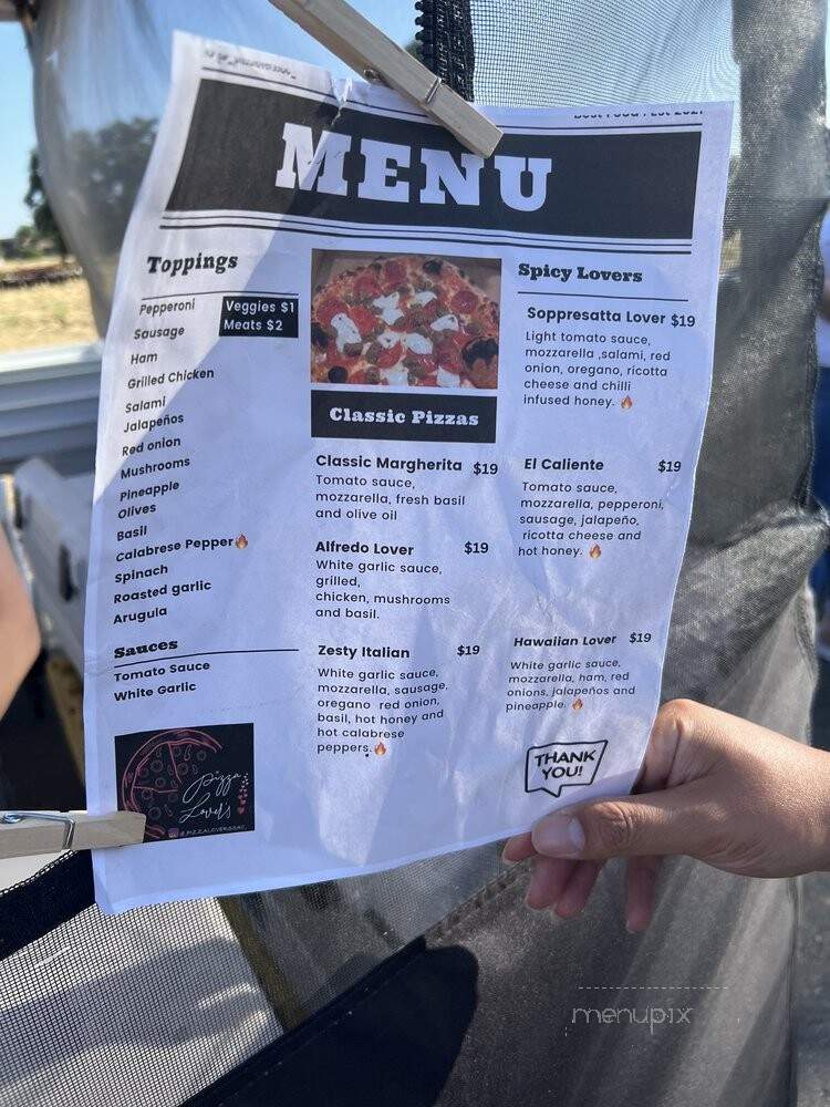 Pizza Lovers - Elk Grove, CA menu_pic