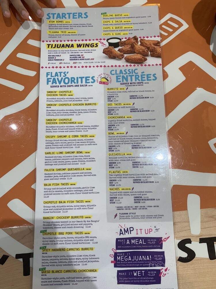 Tijuana Flats - Orlando, FL menu_pic