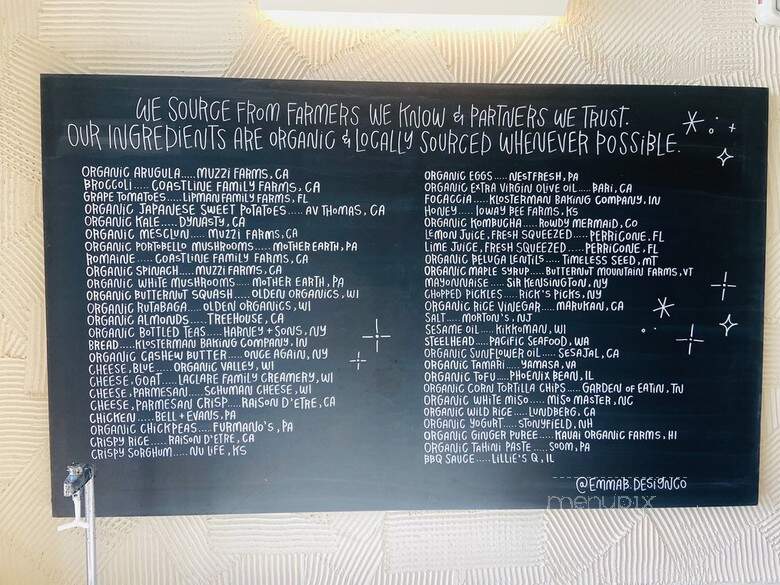 Sweetgreen - Indianapolis, IN menu_pic