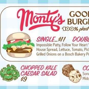 Monty's Good Burger - Santa Monica, CA menu_pic