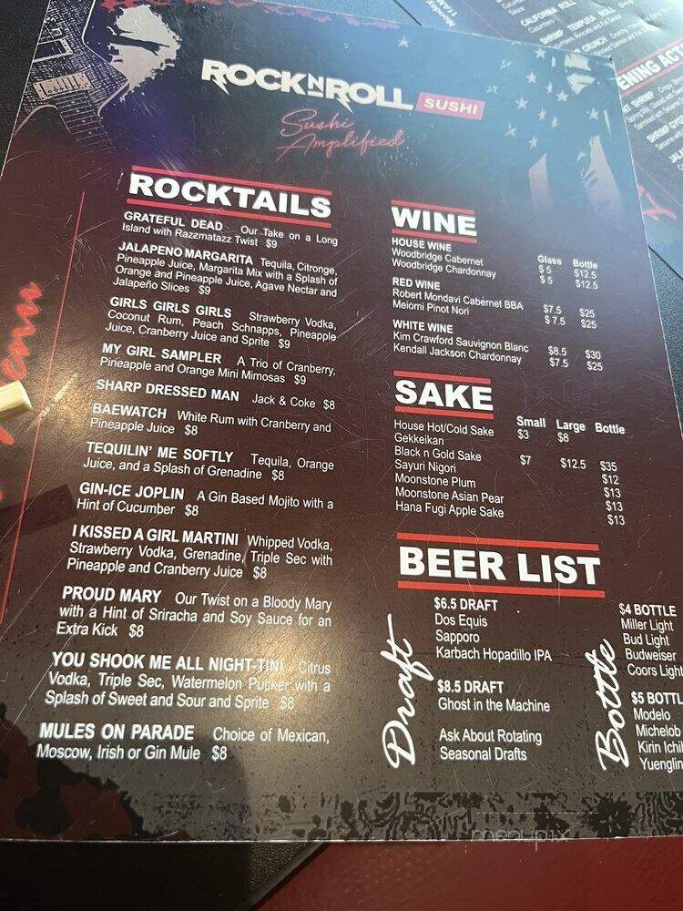 Rock n Roll Sushi - Cypress, TX menu_pic