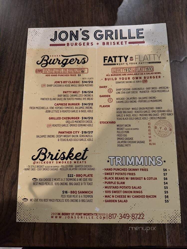 Jon's Grille - Fort Worth, TX