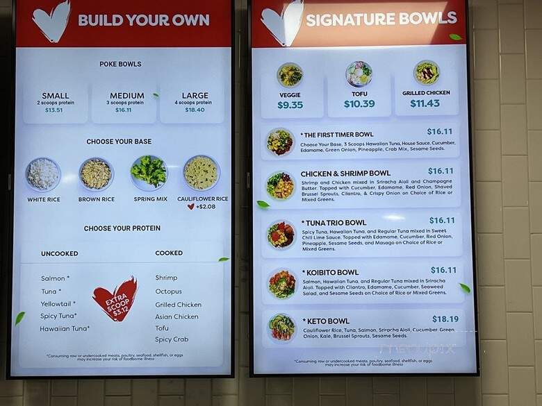 Koibito Poke - Des Peres, MO menu_pic