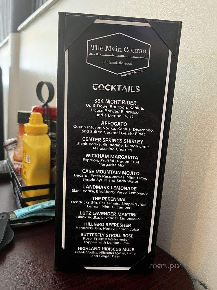 The Main Course - Manchester, CT menu_pic