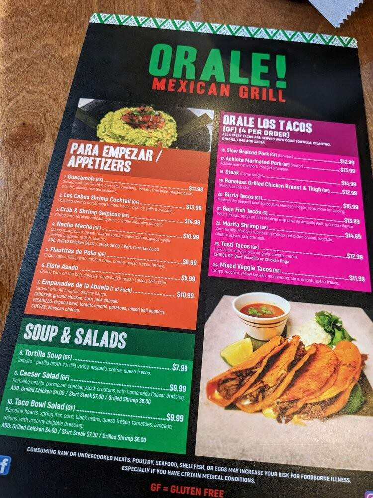 Orales Tacos Mexican Grill - Blackwood, NJ menu_pic