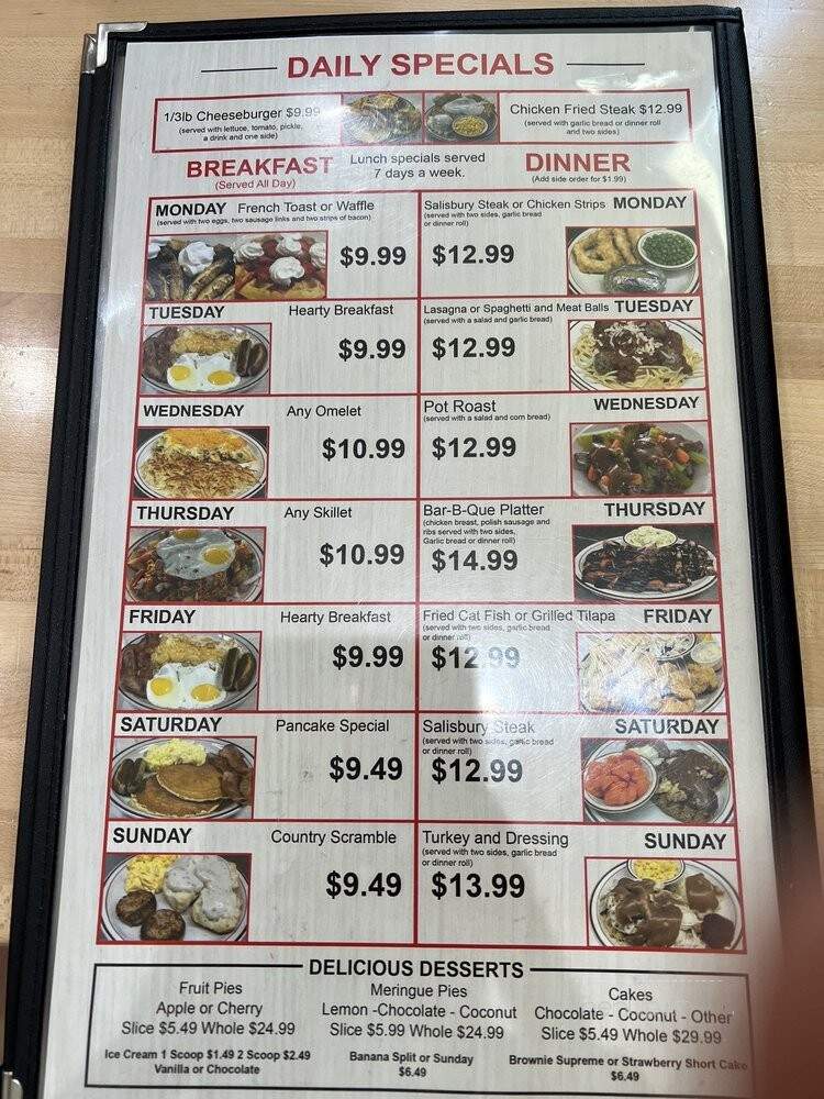Madison's Country Cooking - Oklahoma City, OK menu_pic