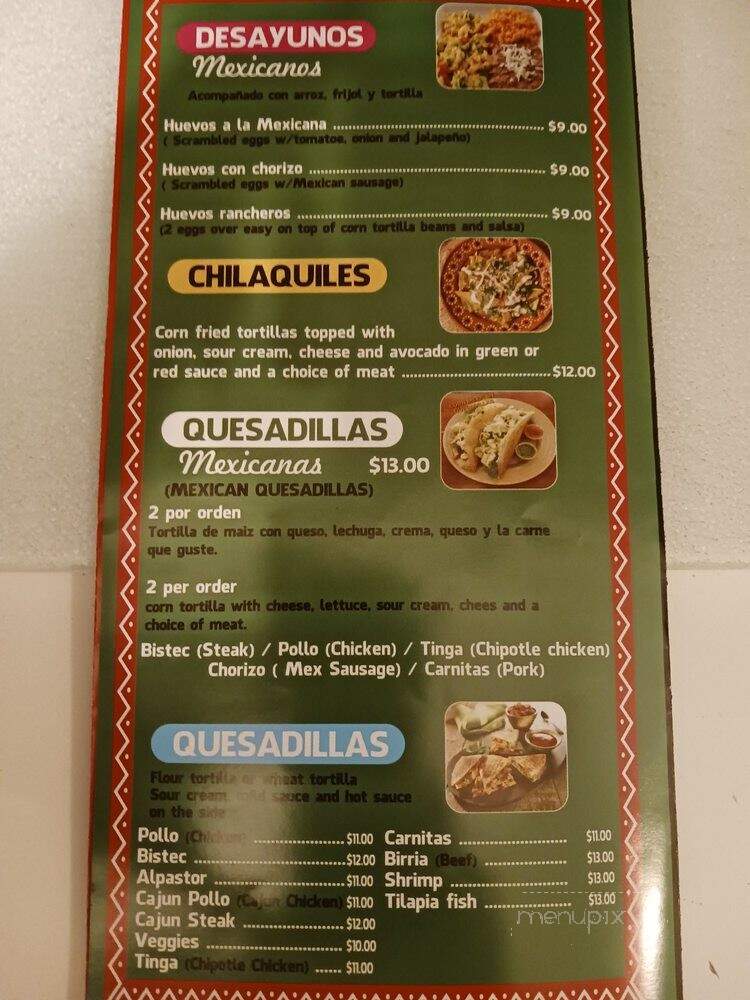 Taqueria La Poblanita - Jersey City, NJ menu_pic