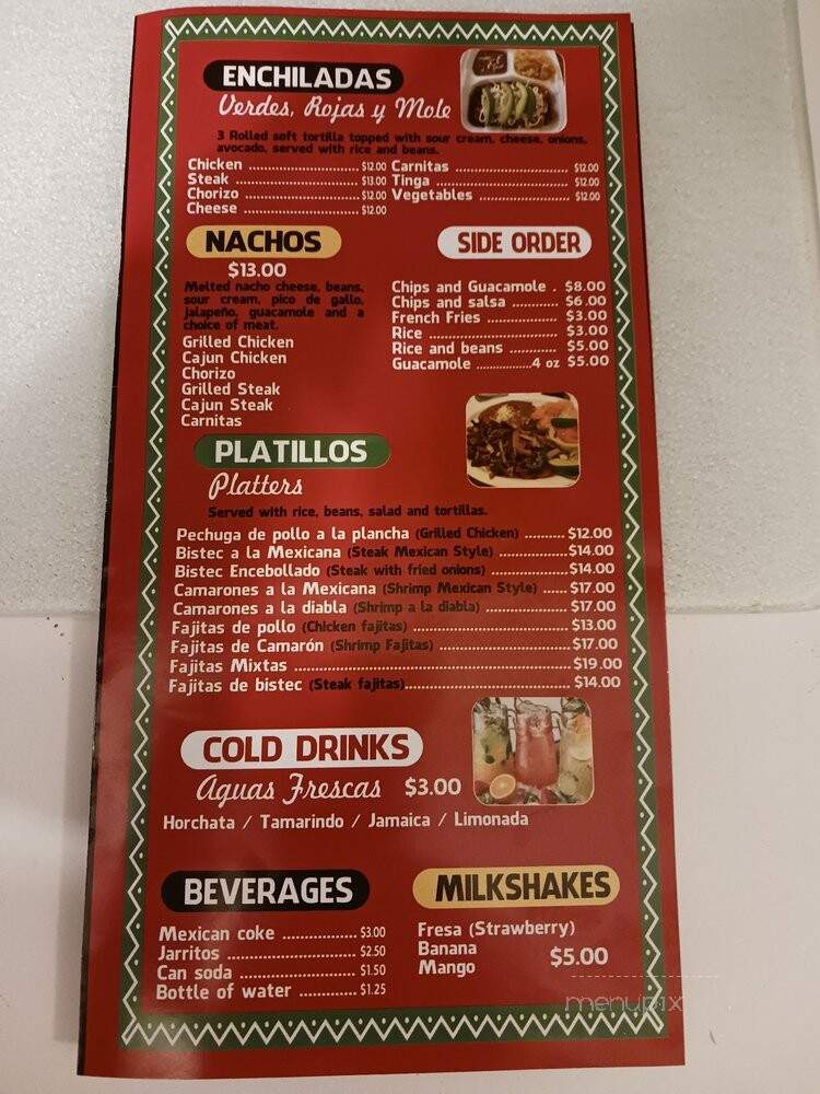 Taqueria La Poblanita - Jersey City, NJ menu_pic