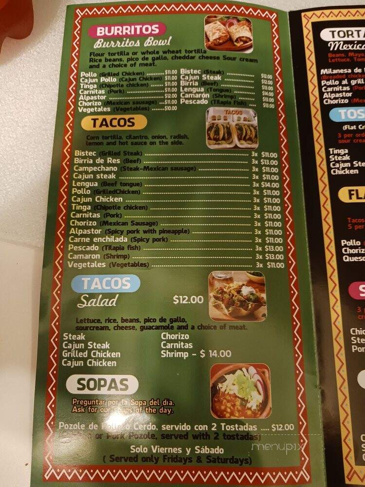 Taqueria La Poblanita - Jersey City, NJ menu_pic