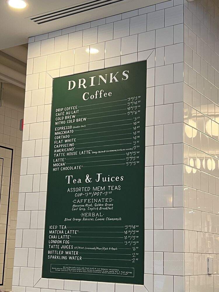 Tatte Bakery & Cafe - Washington, DC menu_pic
