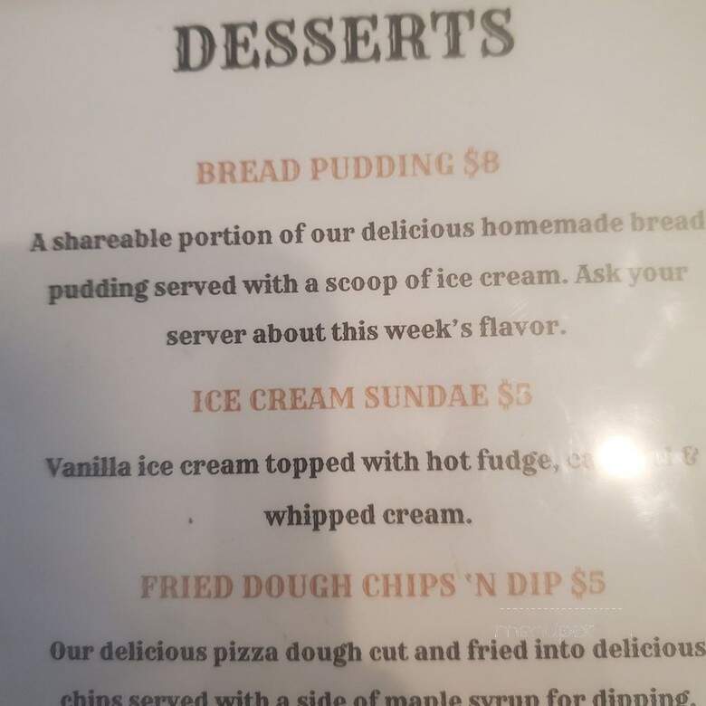Saloon No. 6 - Webster, MA menu_pic