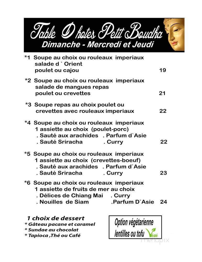 Mel Thai - Trois-Rivieres, QC menu_pic