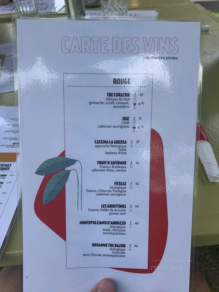 La Chasse Pinte - L'Anse-Saint-Jean, QC menu_pic