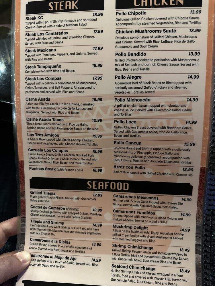 Los Compas - Blue Springs, MO menu_pic