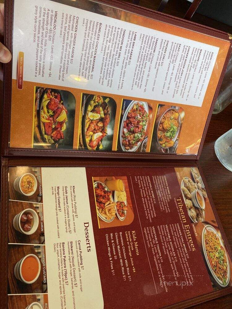 Yak & Yeti - La Junta, CO menu_pic