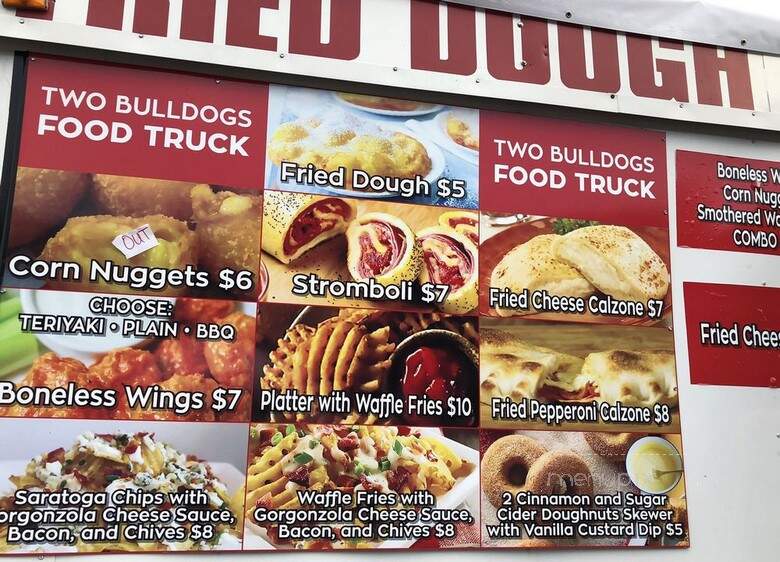 Food Truck Friday - Brant Lake, NY menu_pic