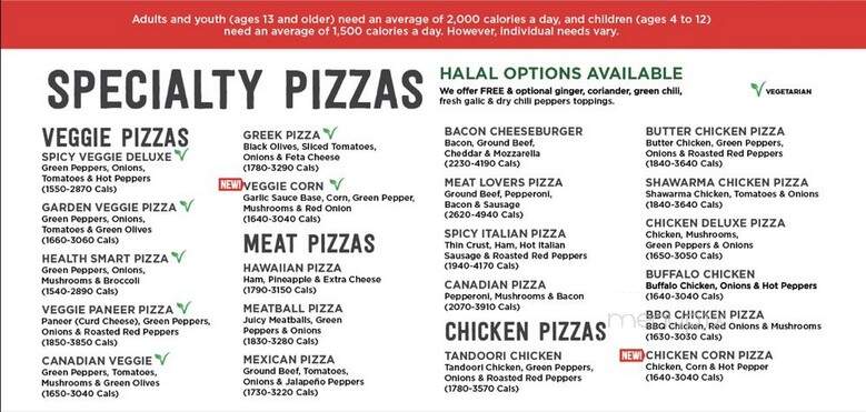 Pizza Depot & Shawarma Depot - Calgary, AB menu_pic