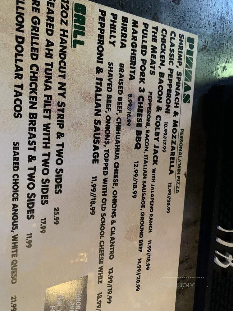 The Panorama Music House - Lake Charles, LA menu_pic