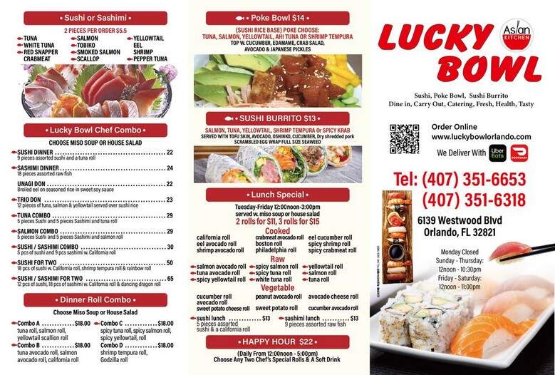 Lucky Bowl Asian Kitchen - Orlando, FL