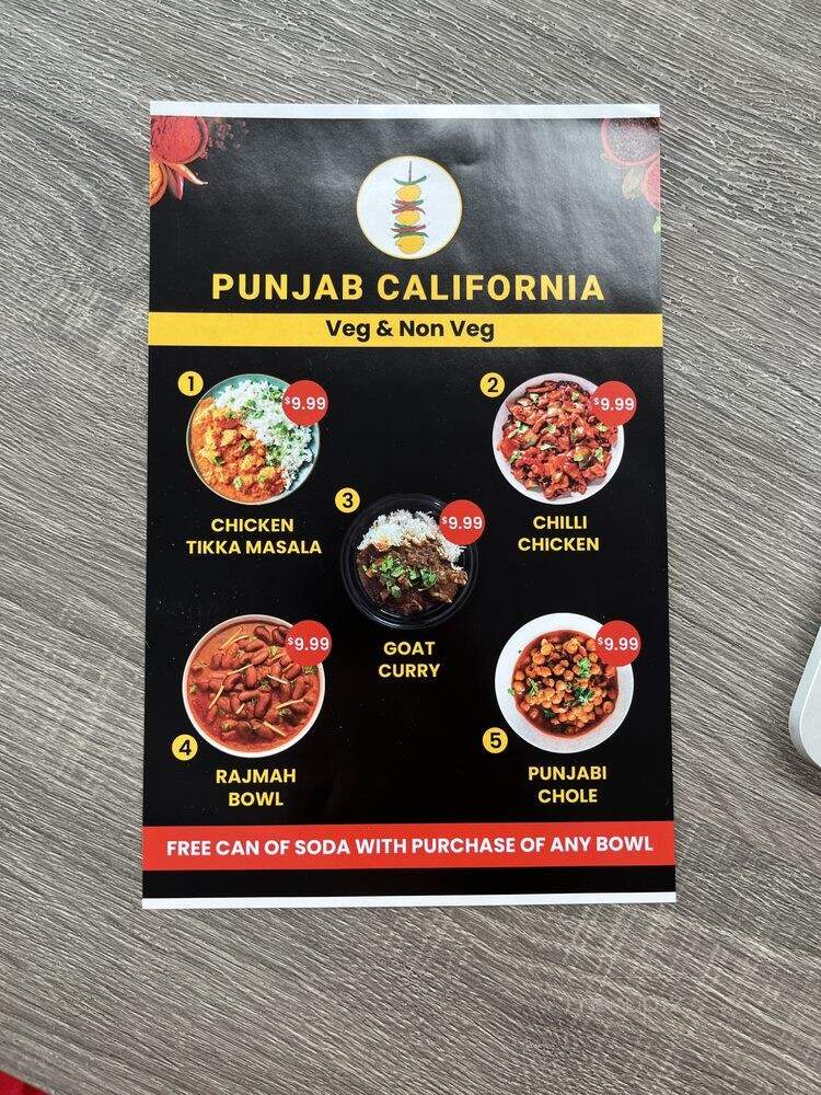 Punjab California - Los Angeles, CA menu_pic