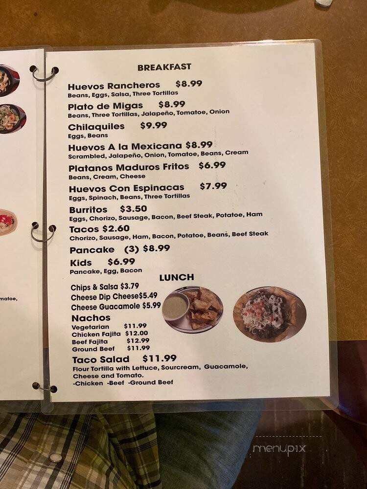 Don Chiquito's Mexican Restaurant - Denton, TX menu_pic