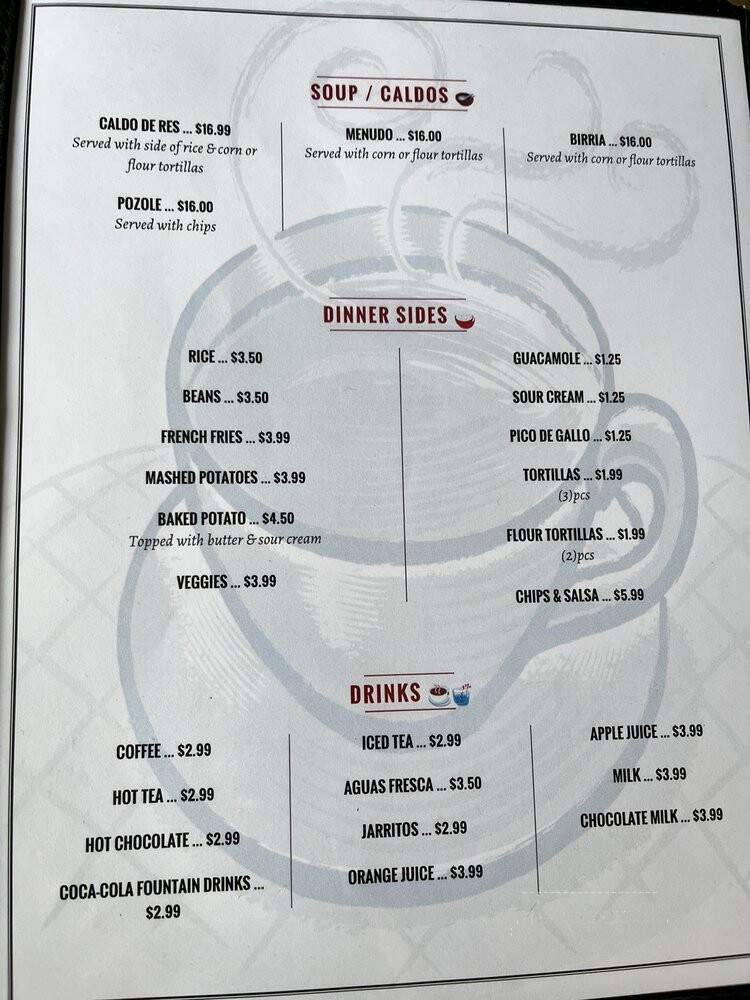 Ale's Mexican Grill & Cafe - Atascadero, CA menu_pic