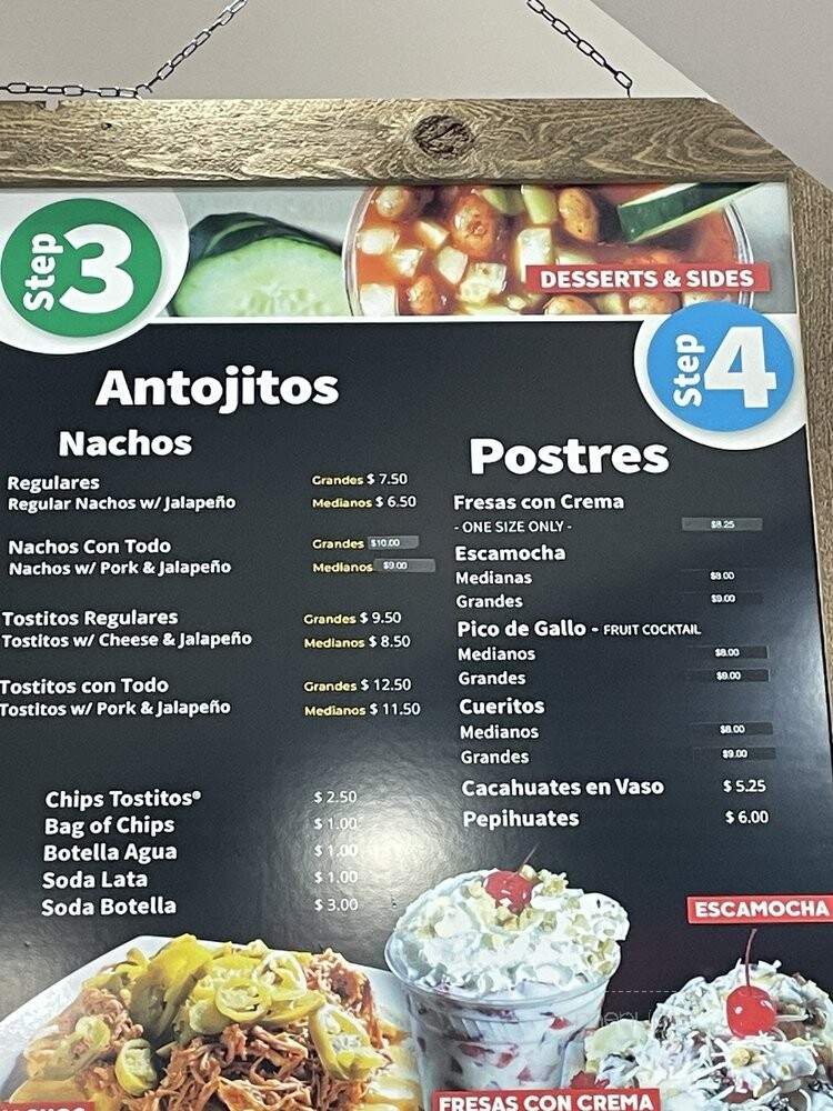 Tortas Manantial - Laveen Village, AZ menu_pic
