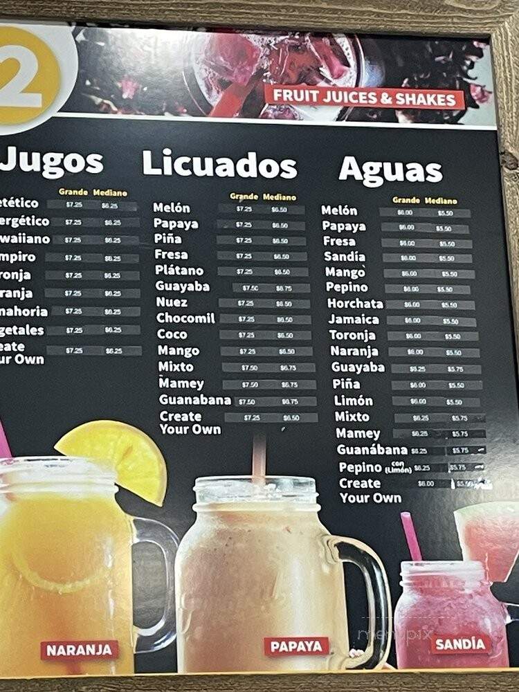 Tortas Manantial - Laveen Village, AZ menu_pic