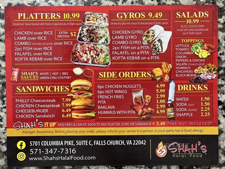 Shah's Halal Food - Falls Church, VA