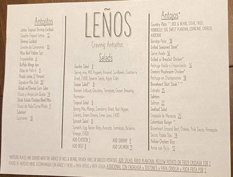 Craving Lenos Antojitos - Greenville, SC