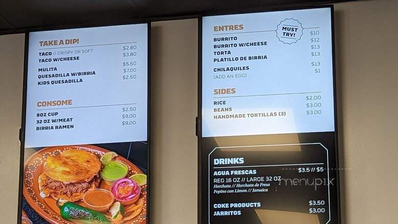 Los Tapatios Taco Grill - Taylorsville, UT menu_pic