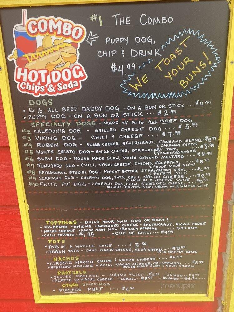 Old Village Hotdog Shoppe - Caledonia, MO menu_pic