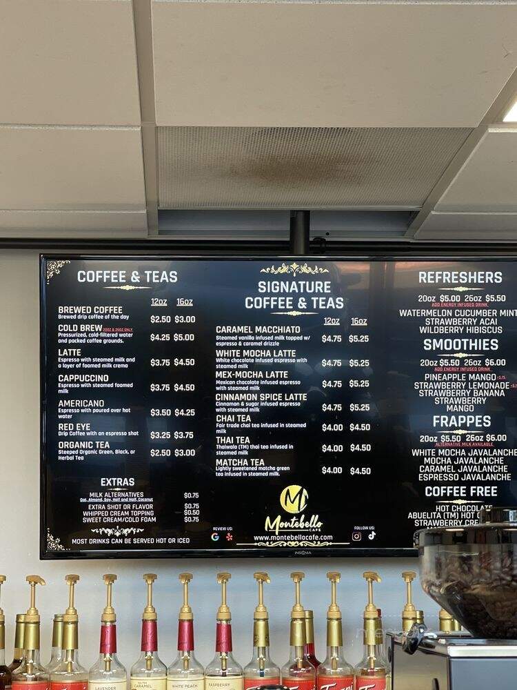 Montebello Cafe - San Diego, CA menu_pic