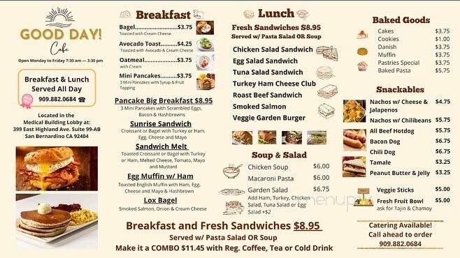 Good Day Cafe - San Bernardino, CA menu_pic