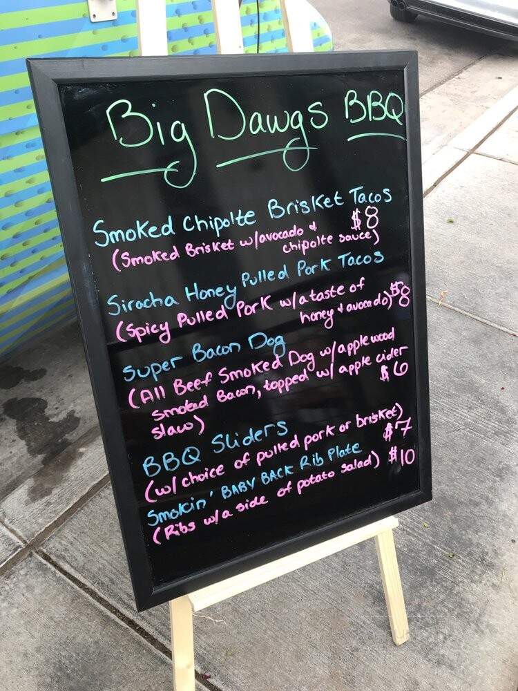 Big Dawg's Mobile BBQ - Albuquerque, NM menu_pic