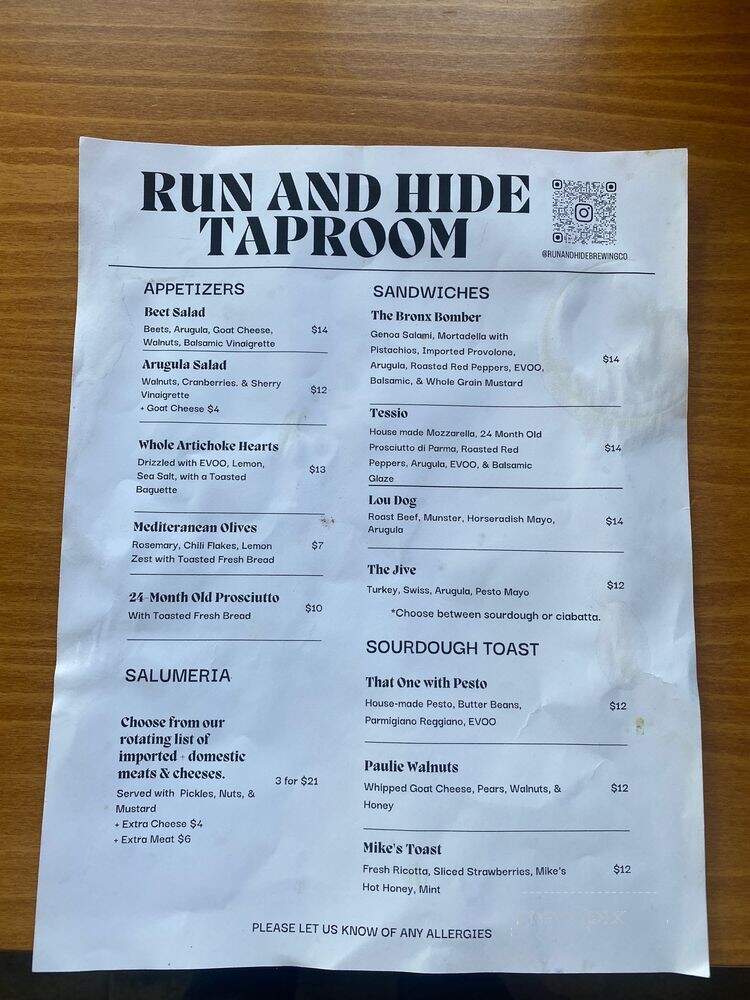 Run & Hide Brewing - Port Chester, NY